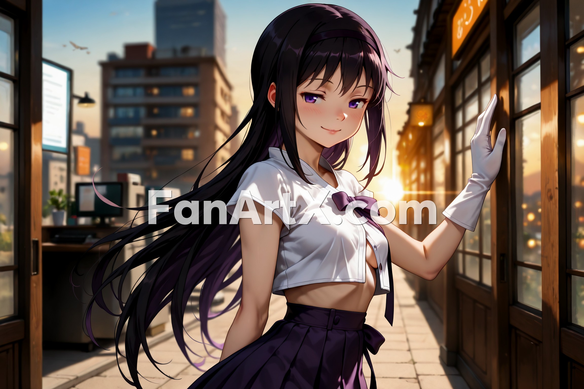 Akemi Homura Puella Magi Madoka Magica Fanart 9906738
